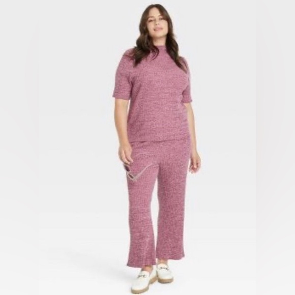 Ava | Women's  Plus Size Knit Trousers With Pockets And Slim Fit | Everyday
